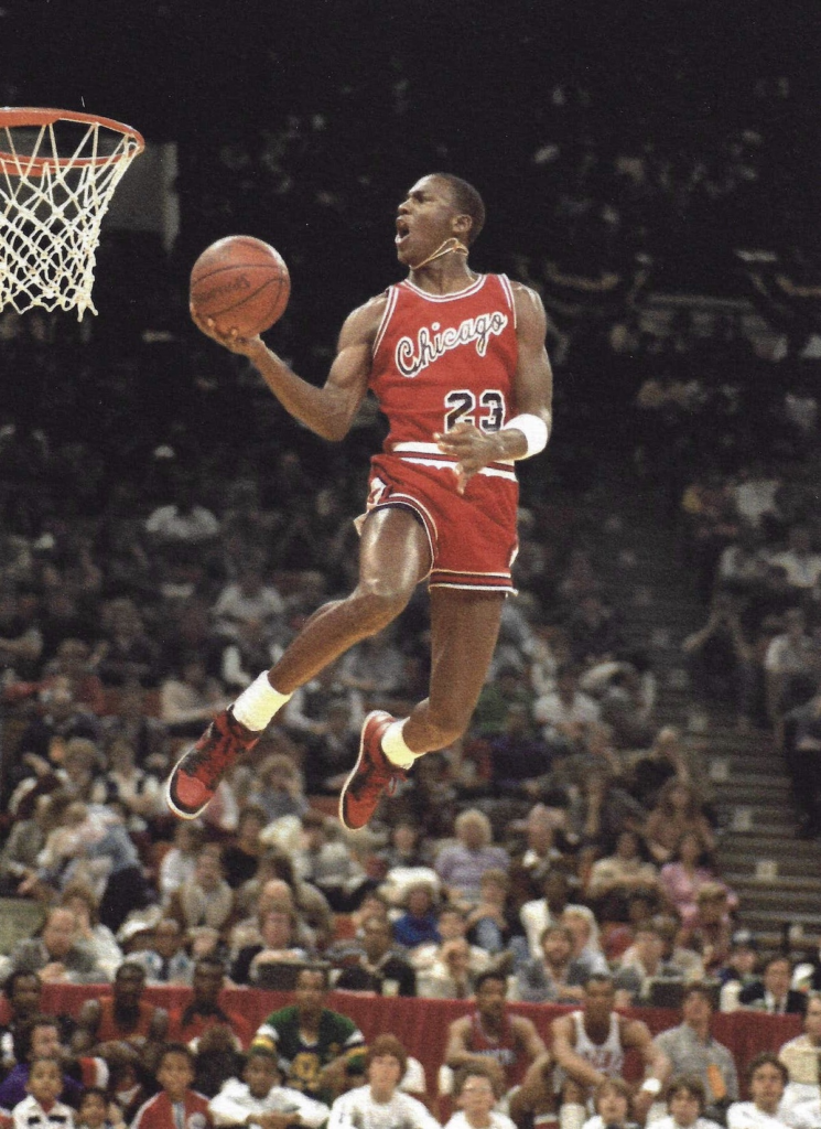 Flying Michael Jordan